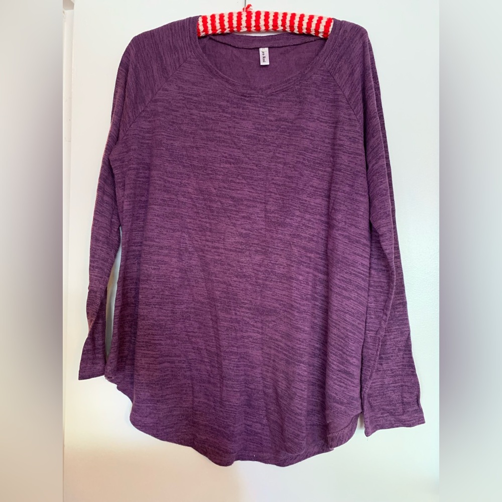 Gently worn purple light weight sweater